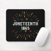 Amerikanische Schwarzgeschichte, 1865 Mousepad (Mit Mouse)