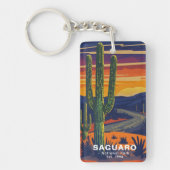 Amerikanische Sehenswürdigkeiten Schlüsselanhänger (Vorderseite)