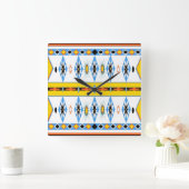 Amerikanische Shoshone-Wall-Uhr Quadratische Wanduhr (Zuhause)