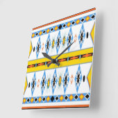 Amerikanische Shoshone-Wall-Uhr Quadratische Wanduhr (Winkel)
