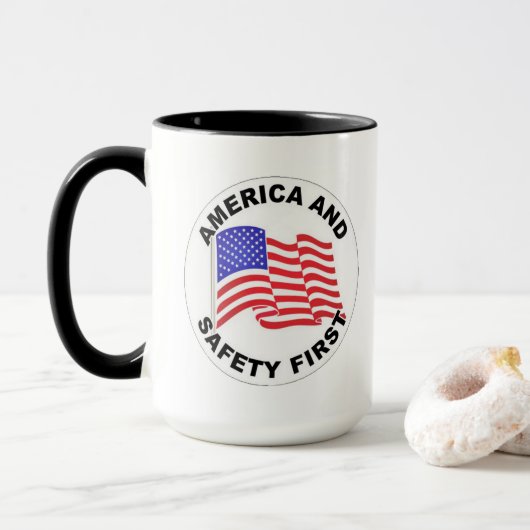 Amerikanische Sicherheit Tasse (Mit Donut)