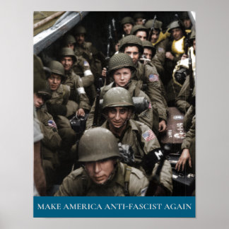 Amerikanische Soldaten des Zweiten Weltkriegs auf Poster