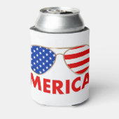 Amerikanische Sonnenbrille Dosenkühler (Kanne Rückseite)