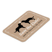 Amerikanische Spaniels, die Hochzeiten feiern, ret Magnet (Linke Seite)