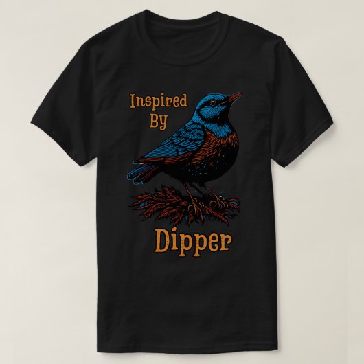 Amerikanische Spinnervogel T-Shirt (Design vorne)