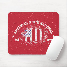 Amerikanische Staat Nationale Friedensflagge Plats Mousepad