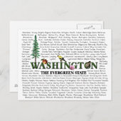 Amerikanische Staaten - Washington Postcard Postkarte (Vorne/Hinten)