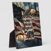 Amerikanische Staatsbürgerschaft Eagle American Fl Fotoplatte (Seite)