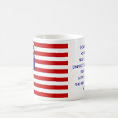 Amerikanische Staatsbürgerschafts-Flaggen-Tasse Kaffeetasse (Mittel)