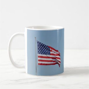 Amerikanische Staatsbürgerschafts-Flaggen-Tasse Kaffeetasse