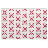 Amerikanische Staatsflagge Alabamas Stoff (Fat Quarter (45,7 x 55,9 cm))