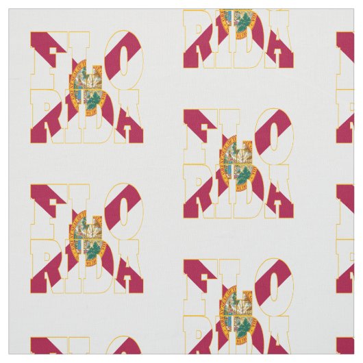 Amerikanische Staatsflagge Floridas Stoff (Muster)