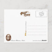 Amerikanische Staatsmänner und Redner Postkarte (Rückseite)