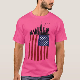 Amerikanische Stadt T-Shirt