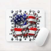 Amerikanische Sterne Mousepad (Mit Mouse)