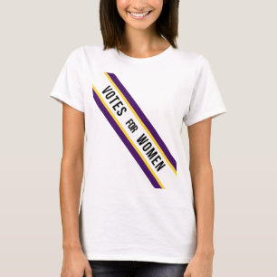 Amerikanische Stimmen für Frauen Suffragette Sash T-Shirt