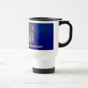 Amerikanische Stolz-Reise-Tasse Reisebecher