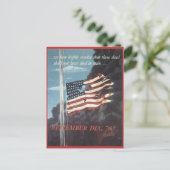 Amerikanische Stolz- und Ruhmeskarten Postkarte (Stehend Vorderseite)