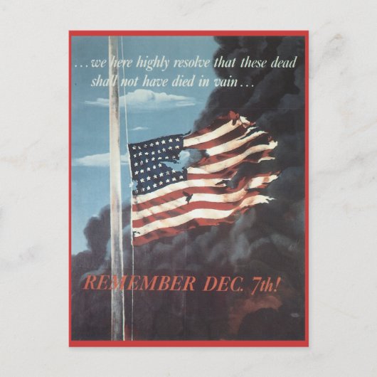 Amerikanische Stolz- und Ruhmeskarten Postkarte (Vorderseite)