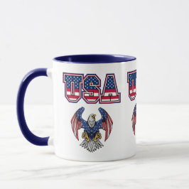 Amerikanische Stolz USA Schild Custom Two-Tone-Kaf Tasse