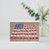 Amerikanische Strandmuscheln Postkarte (Stehend Vorderseite)