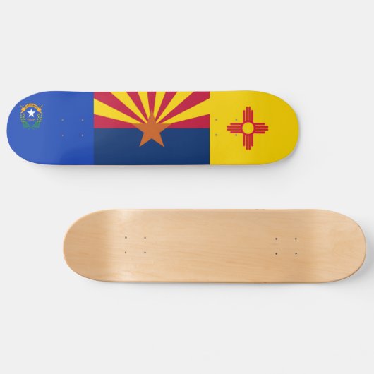 Amerikanische Südwestflaggen Skateboard (Horizontal)