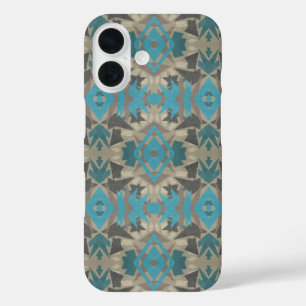 Amerikanische südwestliche gemusterte Kunst und Fa iPhone 16 Hülle