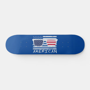 AMERIKANISCHE SUNGLASSEN lustig 4. Juli Skateboard