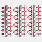 Amerikanische Symbole Fleece Blanket (Vorderseite (Horizontal))