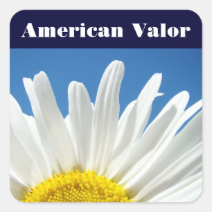 Amerikanische Tapferkeit-Aufkleber Veterans Day Da Quadratischer Aufkleber