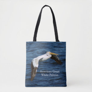 Amerikanische Tasche mit weißem Pelikan