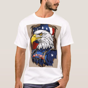 Amerikanische Tattoo-Designs zeichnen sich oft dur T-Shirt