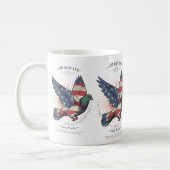 Amerikanische Taube Klassische Tasse (Links)