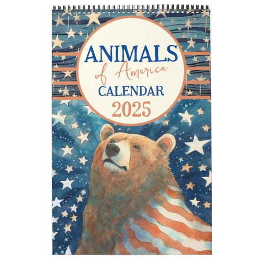 Amerikanische Tiere 2026 Kalender (Titelbild)