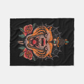 Amerikanische Tiger Tattoo Fleecedecke (Vorderseite (Horizontal))