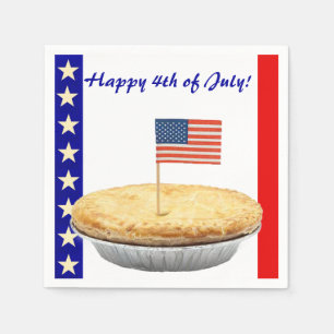 Amerikanische Torte Serviette