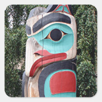 Amerikanische Totem-Pole, Ankerplatz, Alaska