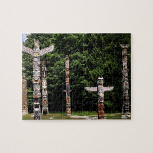 Amerikanische Totem-Stöcke, Vancouver, Brite Puzzle