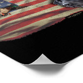 Amerikanische Tradition Waterfowl Duck Jagd Hund B Poster (Ecke)