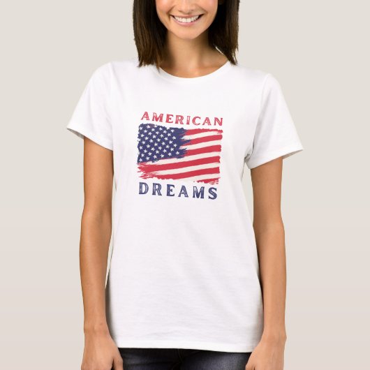 Amerikanische Träume T-Shirt (Vorderseite)
