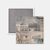 amerikanische Truppen unter General Doniphan Magnet (Vorderseite/Rückseite)