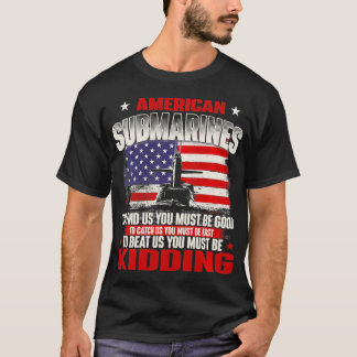 Amerikanische U-Boote Patriotische Marine US Veter T-Shirt