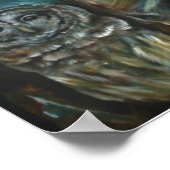 Amerikanische Uhrabbinenmalerei Poster (Ecke)