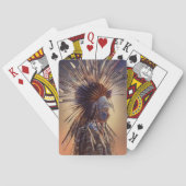 Amerikanische Ujibwe-Spielkarten Spielkarten (Rückseite)