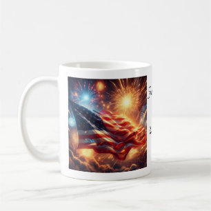 Amerikanische Unabhängigkeit Kaffeetasse