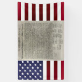 Amerikanische Unabhängigkeitsflagge Banner (Vertikal)