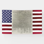 Amerikanische Unabhängigkeitsflagge Banner (Horizontal)