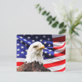 Amerikanische Unabhängigkeitskarte Postkarte (Stehend Vorderseite)