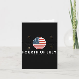 Amerikanische Unabhängigkeitstag 4. Juli Amerikani Karte