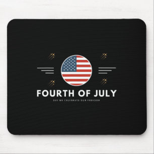 Amerikanische Unabhängigkeitstag 4. Juli Amerikani Mousepad